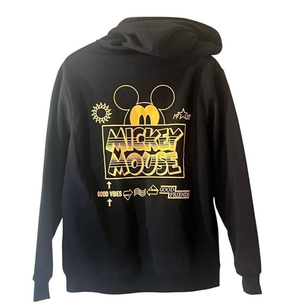 NEFF Disney Mickey Mouse Black 1928 Good Vibes  Mens Hoodie‎ NWT Sz M